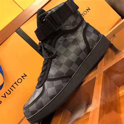 louis vuitton shoes men damier|damier graphite pattern.